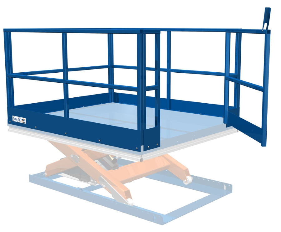 EdmoLift - Accesorios para mesas elevadoras: ruedas, barandillas, transportadores