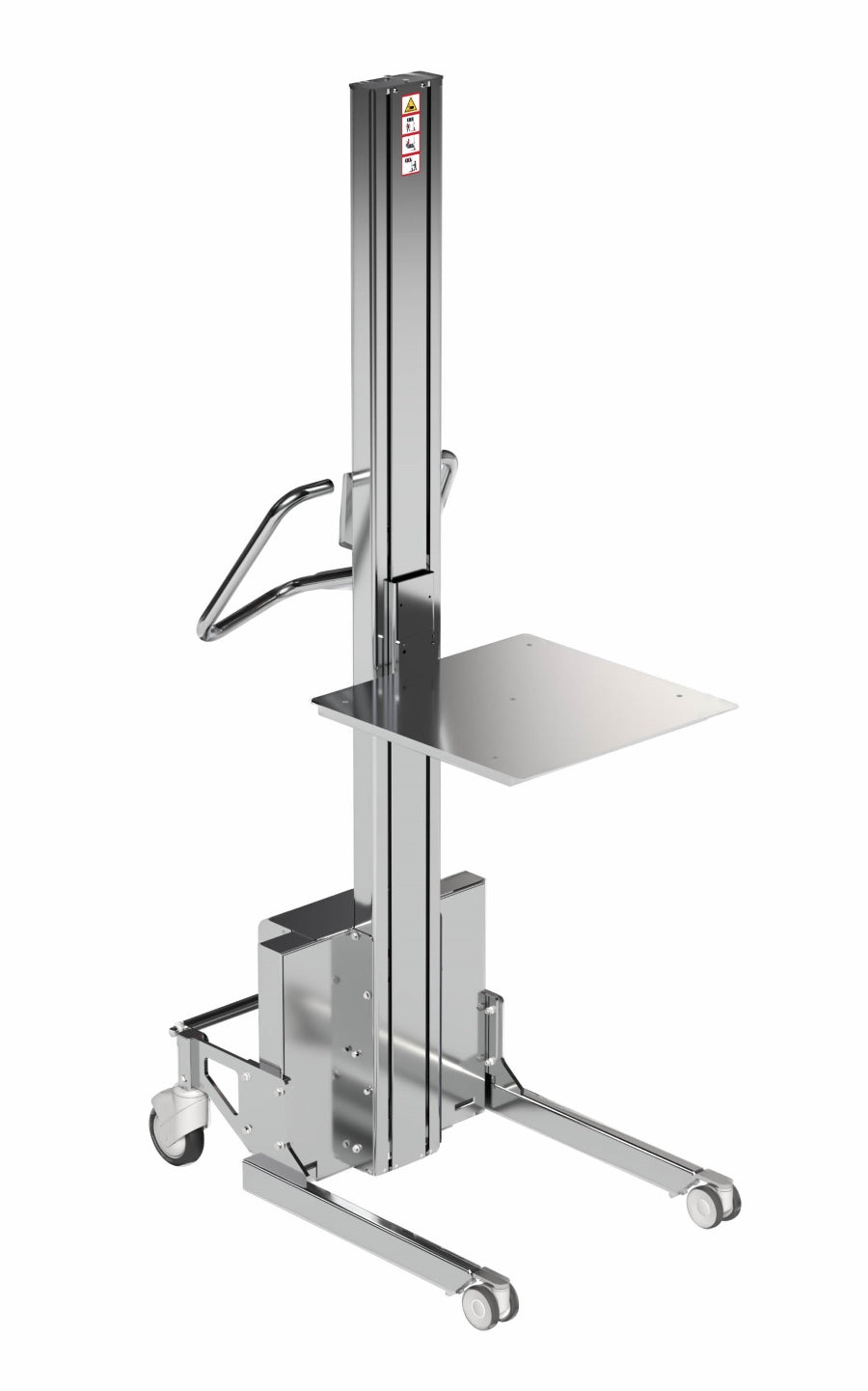 EdmoLift - Posicionador de trabajo en acero inoxidable IP65 para industria alimentaria