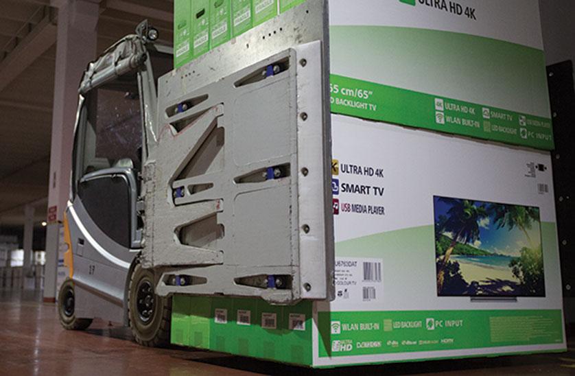 Cascade Carton Clamps - abrazaderas para cartón y electrodomésticos